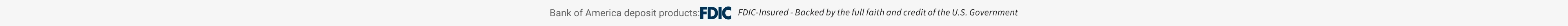 FDIC-Insured - Backed by the full faith and credit of the U.S. Government